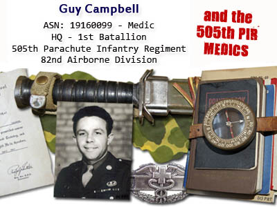 Medic Guy Campbell 1/HQ/505th PIR