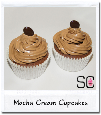 Mocha Swirl Topped Cupcakes