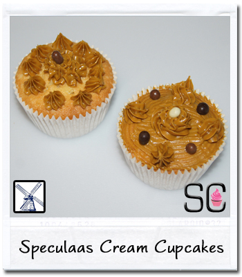 Speculaas Swirl Cupcakes