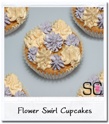 Flower Swirl Cupcakes