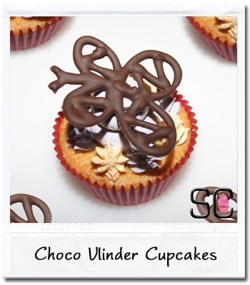 Chocolate Vlinder Cupcakes