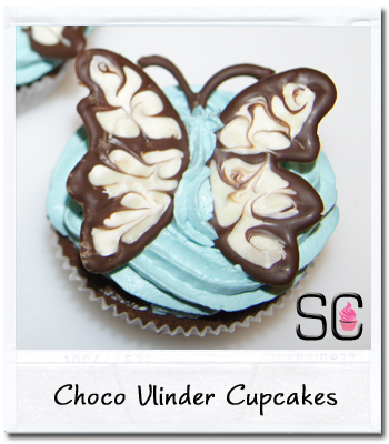 Chocolate Vlinder Cupcakes
