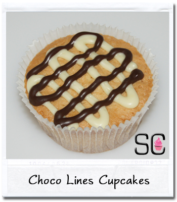Choco Lines Cupcakes