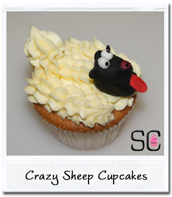 Crazy Sheep Swirl Cupcakes