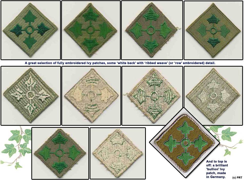 Para Research Team (c) - Patches & Items of the U.S. 4th Infantry