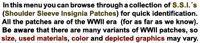 Disclaimer for using this WWII S.S.I. Patch I.D. Tool